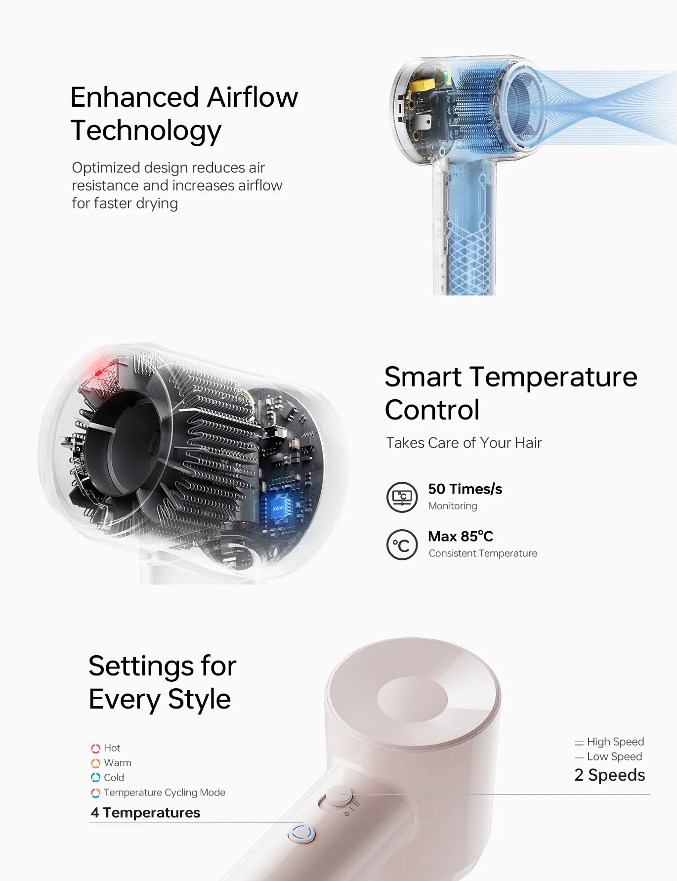 Laifen SE Lite High Speed Hair Dryer