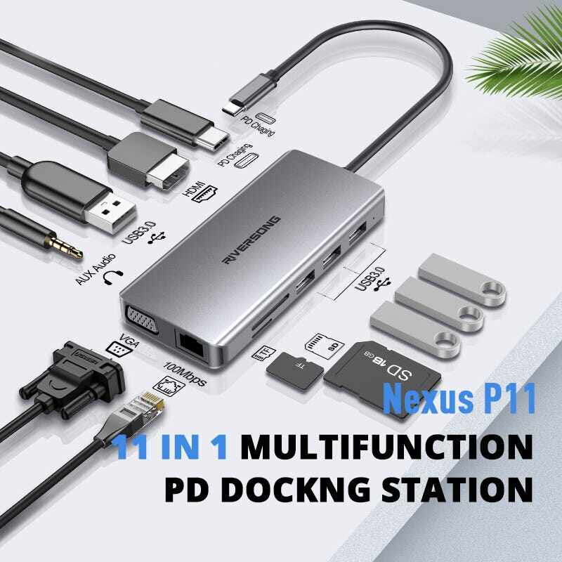 Riversong Nexus P11 Multifunction Type-C Docking Station