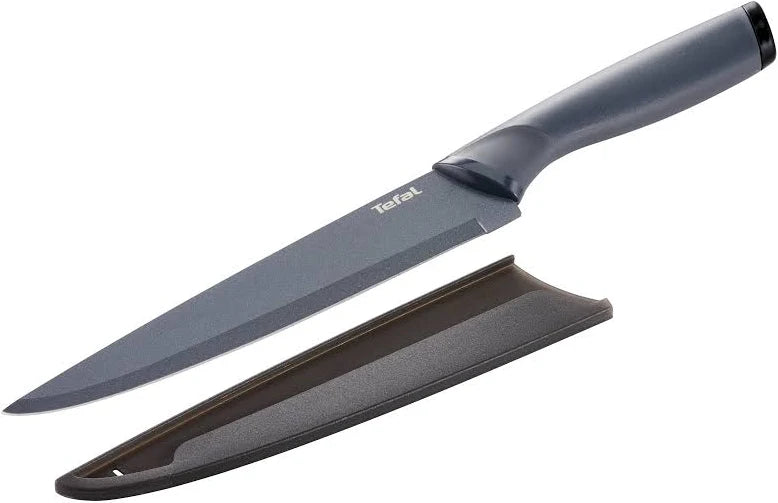 TEFAL K12212 Tefal Fresh Kitchen Slicing Knife With Cover (20cm)